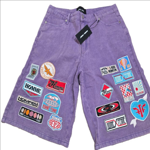 Homme Femme Road Trip Jean Shorts Size 34 NWT